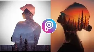 Double exposure effect | picsart editing tutorials