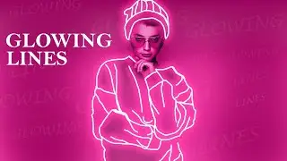 How to Create Glowing Lines on Portrait Image | Photoshop Easy Tutorial | ARStudio | 2022