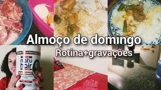 Vlog/Domingo comigo,crochetando , Cuidados Capilares, finalização
