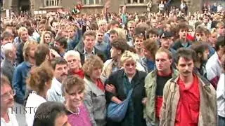 188 #Germany GDR DDR 1989 ▶ Leipzig Revolution (3/4) Nikolai Church Demonstration Protest