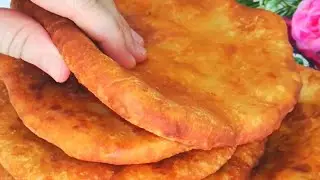 1 Стакан Кефира и 10 минут Вкуснятина на столе!!  ЛЕПЁШКИ без Дрожжей/ #Еда