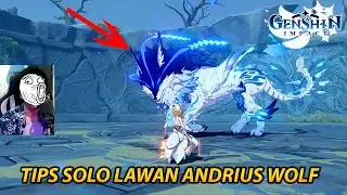BOSS Paling Susah! Tips Solo Lawan Andrius Wolf!! | Genshin Impact (CBT2