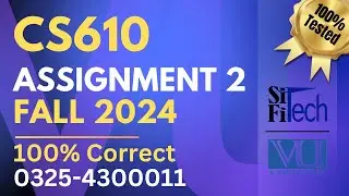 CS610 assignment 2 solution 2024 | CS610 assignment 2 solution fall 2024