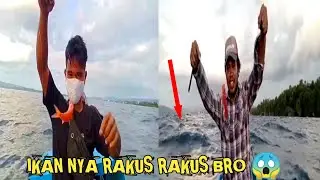 Makin keras ombak IKAN makin rakus