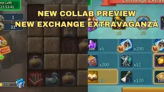 Lords mobile - New Collab preview || Exchange extravaganza with F2P stuff