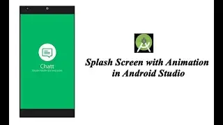 How to Create Welcome Screen (Splash Screen) in Android Studio