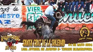 🔸VAQUEROS DE ORO 2- TERCER ELIMINATORIA🔸 SANTA CRUZ DE LA SOLEDAD (LIGA JUVENIL DE JARIPEO)🏆🔥