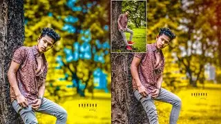 Lightroom Background color Change-Deep Green and yellow Editing  || Lightroom Tutorial