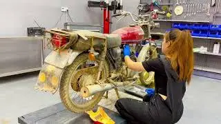 This 1989 CG125 stayed with me throughout my childhood