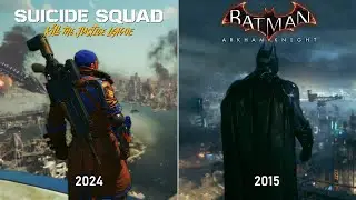 Suicide Squad Kill The Justice League vs Batman Arkham Knight | Physics and Details Comparison