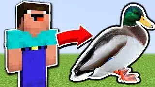 НУБ ПОСТРОИЛ УТКУ В МАЙНКРАФТ ! НУБИК ПРОТИВ БЫСТРЫЕ СТРОИТЕЛИ И ТРОЛЛИНГ MINECRAFT МАЙНКРАФТ