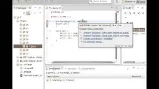 The prototype of an Eclipse Quick Fix for the type qualifier of a method parameter