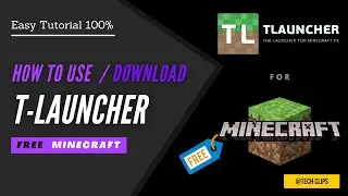 Minecraft TLauncher - How to download and use Tlauncher |  Free Minecraft 2021