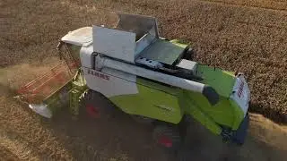 Złapany podczas żniw @wojkep #claas #johndeere