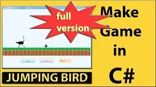 Game in C# windows application Source code tutorial visual studio making programming || FULL VERSION