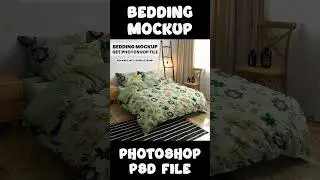 Bedding Mockup - Photoshop File