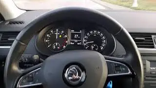 Шкода Октавия 1.4 ДСГ Skoda Oktavia 1,4 DSG разгон 0-100 до 100 км/ч