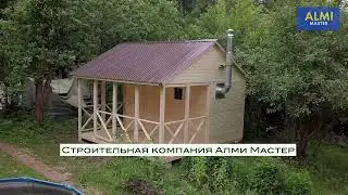 Каркасная Баня Сборка за 1 день