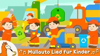 Kinderlied Müllabfuhr | Müllauto Lied für Kinder mit Müllwagen, Super-Sauger, Rohrreiniger uvm.