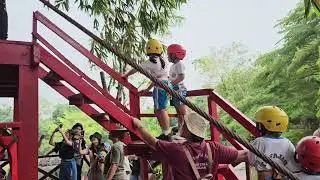#flying #flyingfox #kampoengladang #wisataanak #wisatamedan #bermain #medanviral #medan #anakmedan