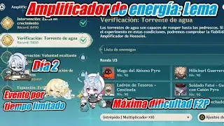 [F2P Guía]Genshin Impact eventos [ Amplificador de energía: Lema] dia 2