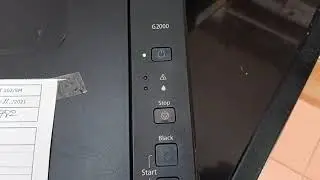 Canon G2000, G3000 error LED blinking 8 times