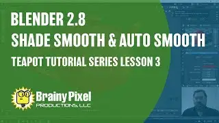 Blender 2.8 - Using Smooth Shading - Beginners Teapot Tutorial 03
