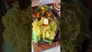 Chilly paneer sizzler😍 || #shorts