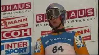 Gregor Schlierenzauer 150,5m fail @ Lillehammer 6.12.2009
