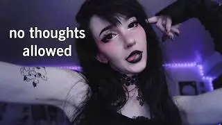 asmr ☾ goth girl turns off all your brain functions 🧠🚫