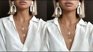 Polymer Clay Wishbone Earrings