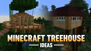 Easy And Simple Treehouse in Minecraft - Part 2