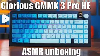 Glorious GMMK 3 Custom Build ASMR unboxing and sound test