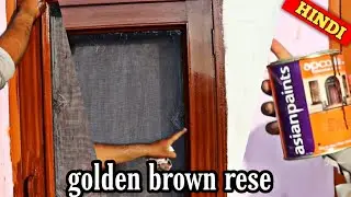 Golden brown rese kaise krte hai hindi |easy method | Chapter 11 Painting Tech