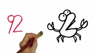 How To Draw A Crab from Number 92
