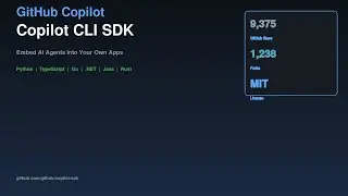 GitHub Copilot CLI SDK — Embed AI Agents Into Your Apps