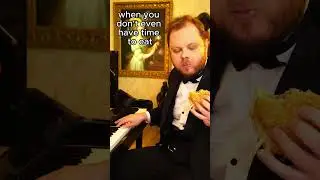 When you don't even have time to eat #piano #music