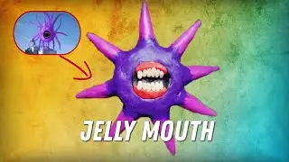 Желейный рот из пластилина легко! / jelly mouth монстр Тревора Хендерсона лепка