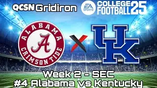 Season 1 Week 2: Alabama vs Kentucky | EA Sports College Football 25
