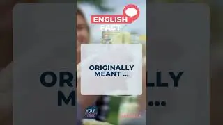 How the meaning of words can evolve! Did you know this? Comment below 👇🙂 #english #learnenglish