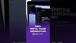 Seo Meta Tags Generator in Wix Studio