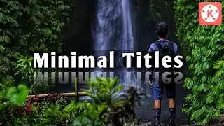 HOW TO MAKE MINIMAL TITLES - in kinemaster tagalog🔥🔥