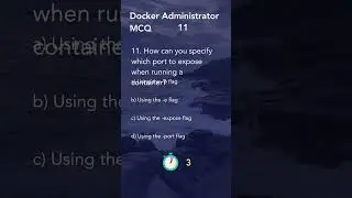 Docker mcq 11 