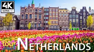 Scenic & Drone Video of The Netherlands, Great Music & Amazing places to visit - 4K & Relaxing #4k