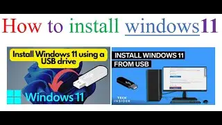 How ti install windows 11 from usb