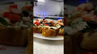 Прекрасная закуска на новогодний стол с необычным сочетанием продуктов 🔥 #shorts