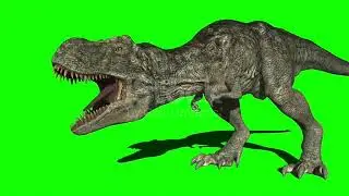 Dinosaur green screen