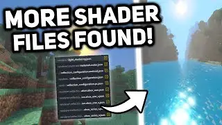 SHADER REFLECTION FILES ADDED! Minecraft Bedrock Preview 1.20.60.24 Update!