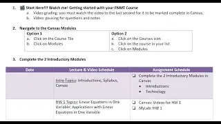 🎬 Start Here!!! Getting started with MyLab and Canvas.