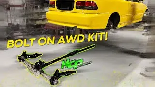 Pt.2 | LAMBO KILLER BUILD | 600HP AWD TURBO HONDA CIVIC | Bolt on Awd Setup!